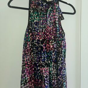 Kate Spade Multicolor Polka Dot top